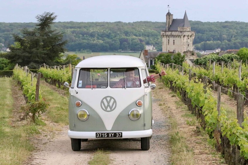 Picture 3 for Activity Chinon Vintage Tour: Tour the town in a Combi VW