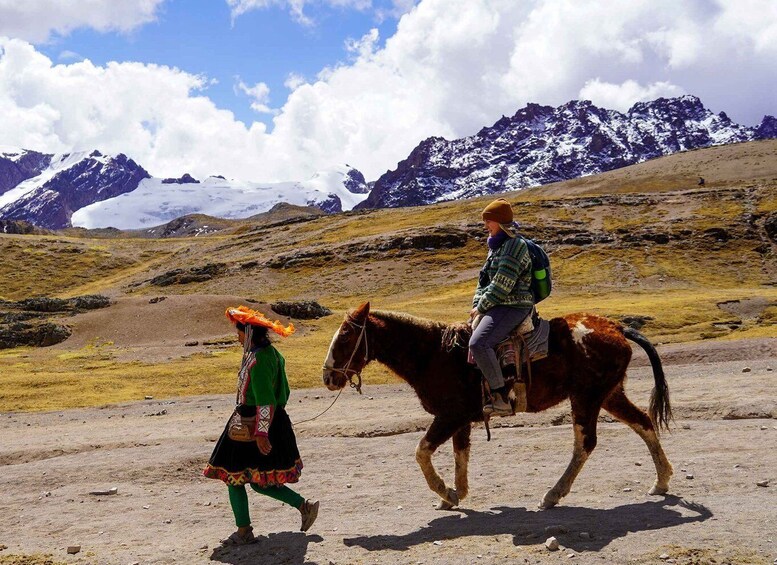 Picture 3 for Activity Private Service || Full day Rainbow Mountain on Horses ||