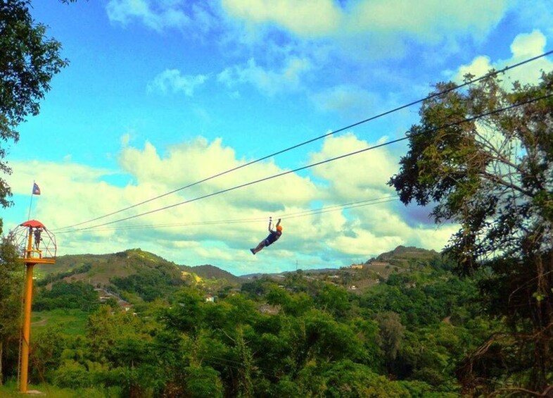 Zipline Canopy Adventure in El Yunque - Tour from San Juan