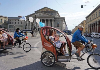 City et English Garden Pedicab privé guidé / Rikscha excursion