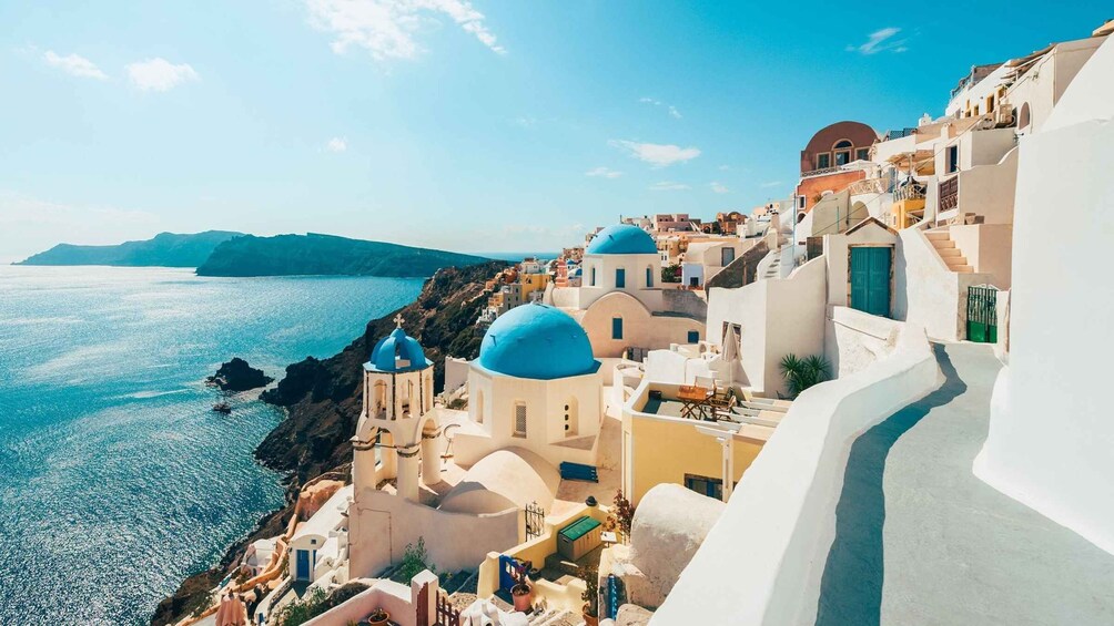 Picture 2 for Activity From Crete: Santorini Day Trip by Boat with Oia & Fira Visit