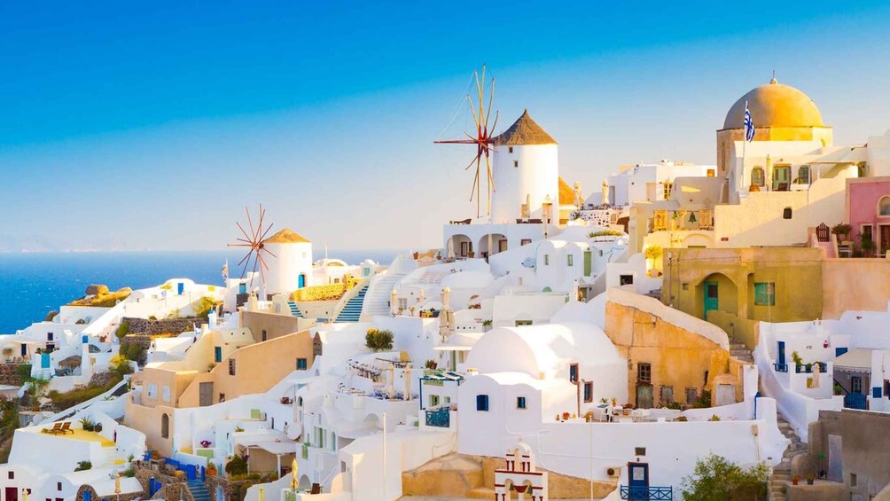 Picture 1 for Activity From Crete: Santorini Day Trip by Boat with Oia & Fira Visit