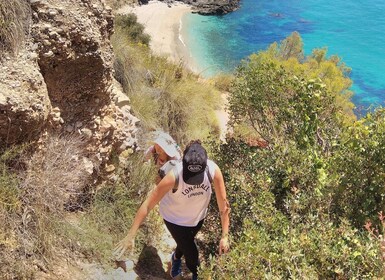 Depuis Malaga : Randonnée dans les falaises de Maro avec visite de la plage...