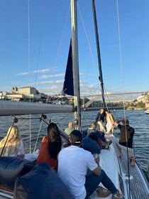 Porto: Charming Sailboat Cruise with Port Wine,Sunset Option