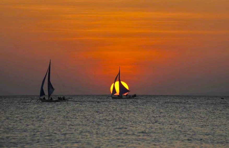Picture 2 for Activity Boracay: Sunset Paraw Sailing Trip with Photos