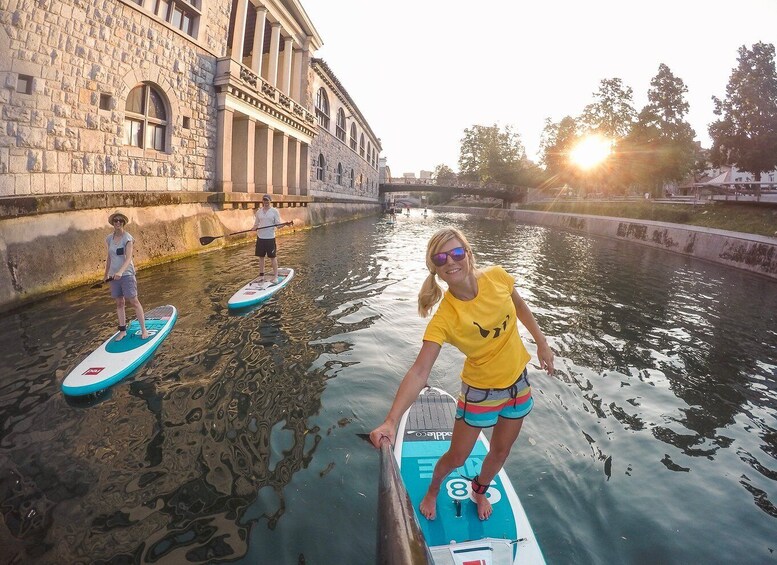 Picture 7 for Activity Ljubljana: Stand-Up Paddle Boarding Tour