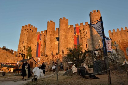 From Caldas da Rainha or Obidos: Obidos Castle & Nazaré Tour