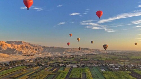 Depuis le Caire : Louxor et Hot Air Balloon Voyage privé en avion