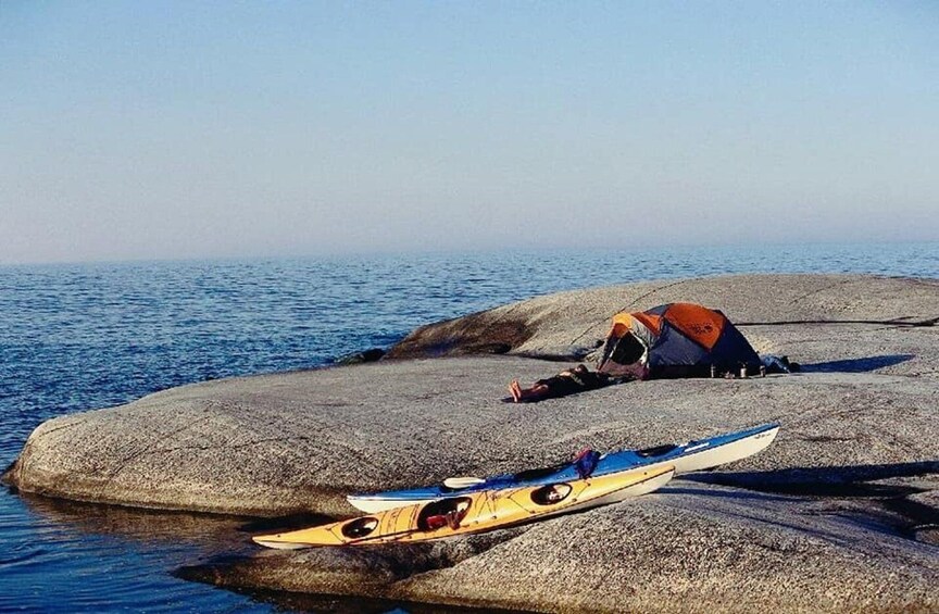 Picture 2 for Activity From Stockholm: 2-Day Stockholm Archipelago Kayak Tour
