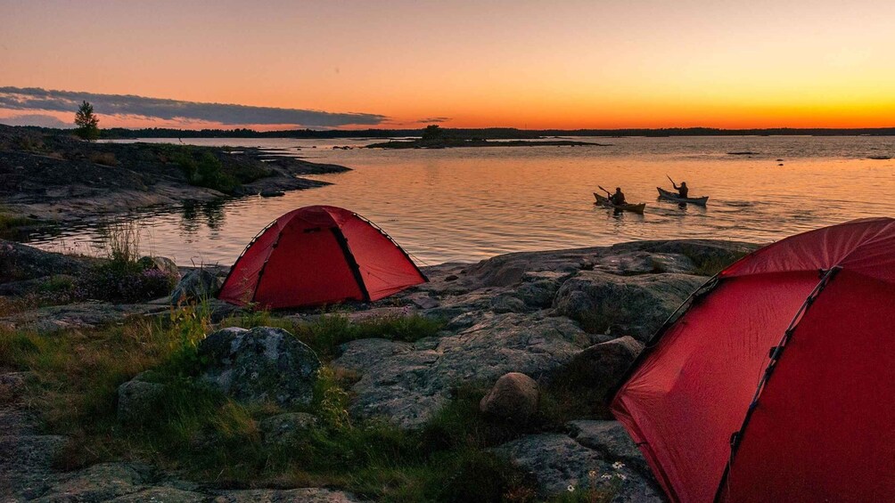 Picture 3 for Activity From Stockholm: 2-Day Stockholm Archipelago Kayak Tour