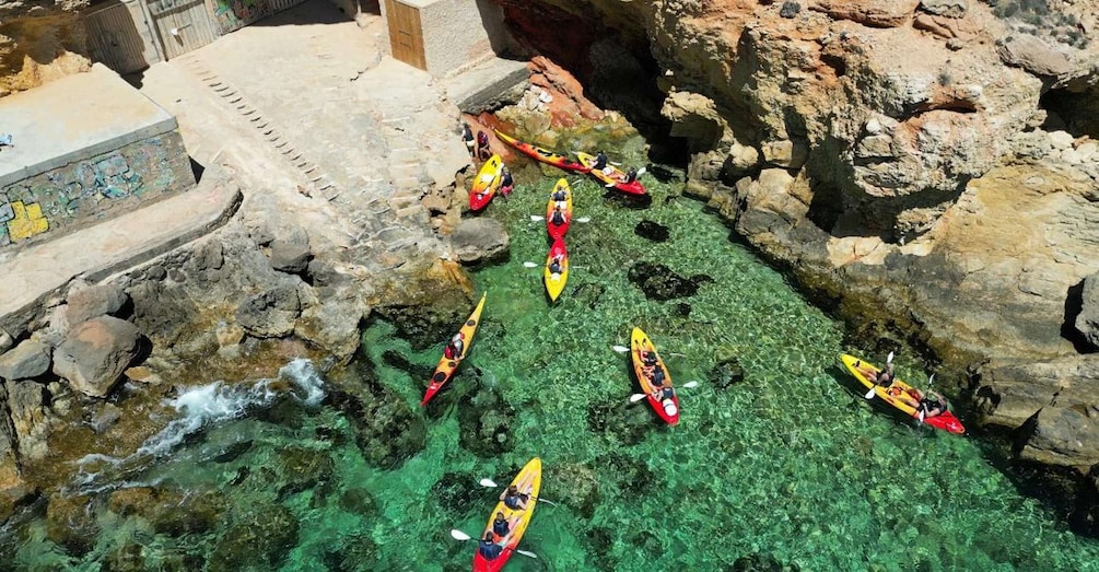 Ibiza: Sea Cave Tour with Guided Kayaking and Snorkeling