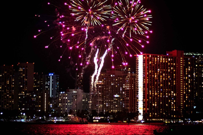 Picture 3 for Activity Honolulu: Friday Night Fireworks Cruise with Music