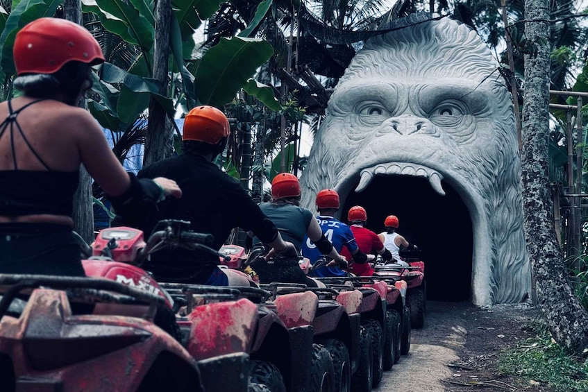 Picture 3 for Activity Bali: Ubud Gorilla Face ATV and Ayung Rafting Trip with Meal