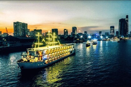 HCM: crucero con cena por el río Saigón con mesa privada