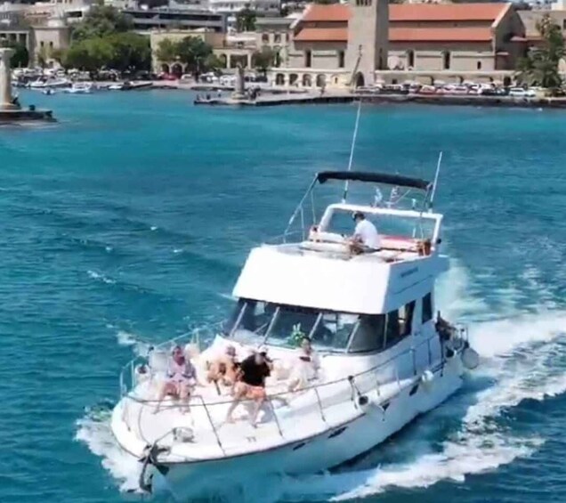 Rhodes island: private boat cruises to the best bays of Rhod