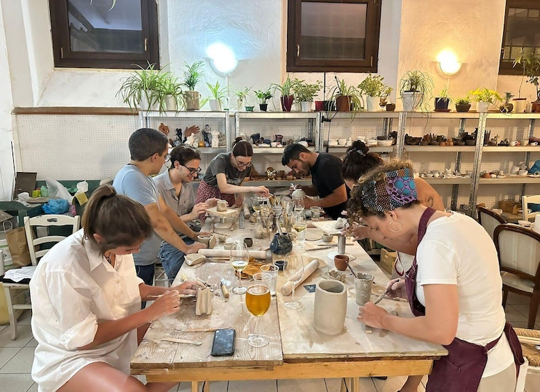 Wine and Pottery Workshop at Smart Lab Verona