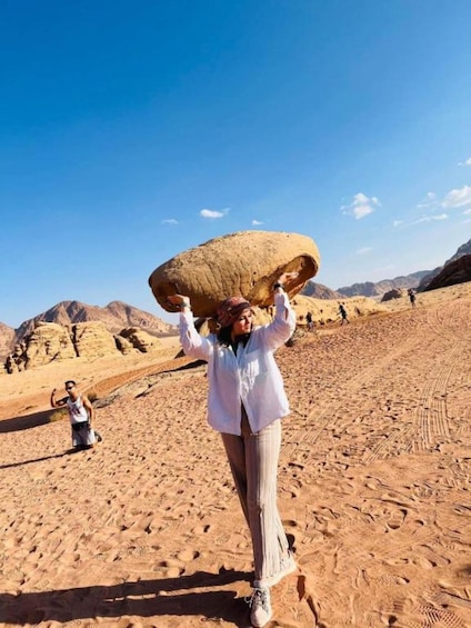 Picture 5 for Activity 2 hour jeep tour morning or sunset Wadi Rum Desert Highlight