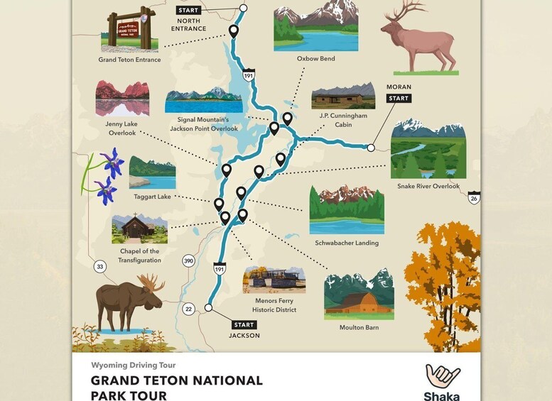 Picture 3 for Activity Yellowstone and Grand Teton National Park: Audio Tour Guide