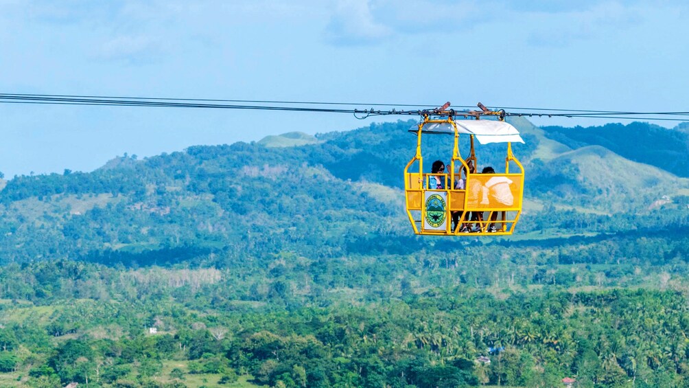 People taking gondola in Danao Adventure Park