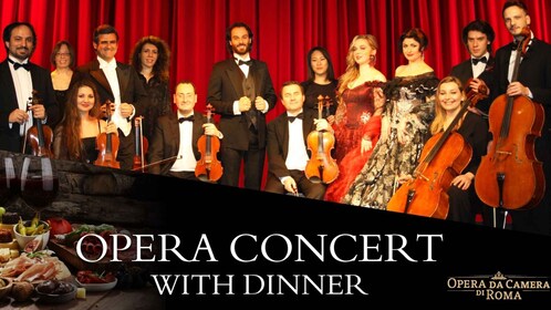 Roma: Concierto de Ópera Italiana y Cena Tradicional