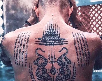 Tour sagrado de tatuajes en Sak Yant por Bangkok