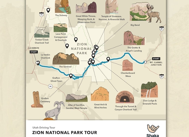 Picture 2 for Activity Zion National Park: Self-Guided Audio Tour