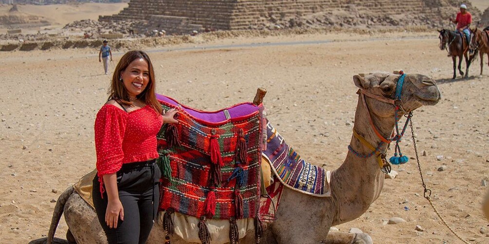 Picture 9 for Activity Giza: Pyramids at Sunset Guided Camel Tour