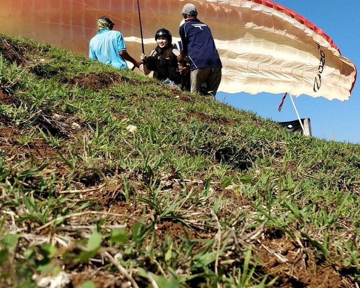 Picture 2 for Activity Bali: Uluwatu or Nusa Dua Beach Paragliding Experience