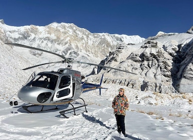 Vanuit Pokhara: Annapurna Basiskamp (ABC) Helikoptervlucht