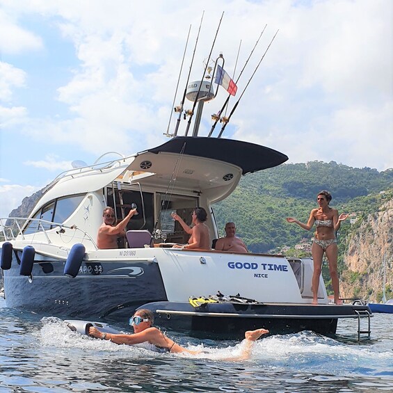Boat tour, cruise, swimming, Nice, Saint jean Cap Ferrat 4h
