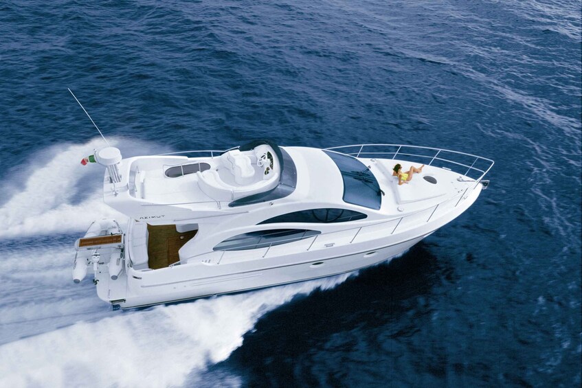 Picture 1 for Activity Ayia Napa: Explore Blue Lagoon on board of luxury Azimut 42