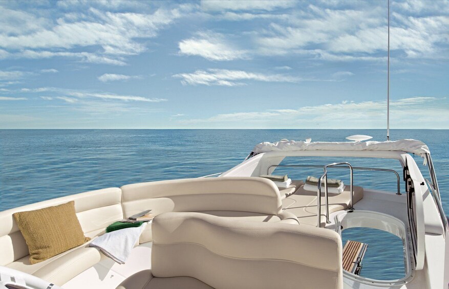 Picture 3 for Activity Ayia Napa: Explore Blue Lagoon on board of luxury Azimut 42