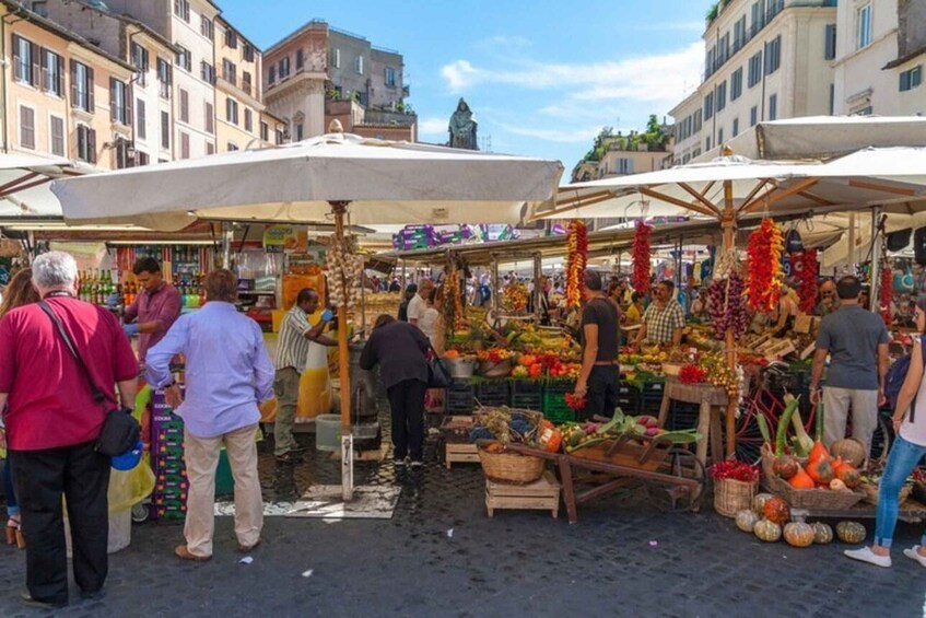 Farmers Market Shopping and Roman Full Course Class - SHARED