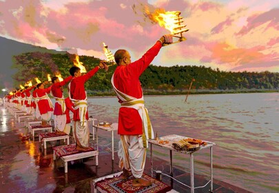 De Delhi : Excursion d’une journée privée à Haridwar et Rishikesh