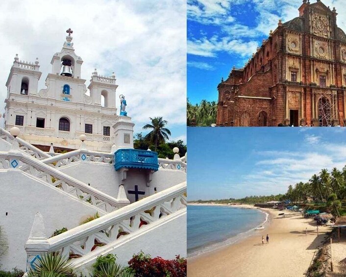 Picture 1 for Activity Goa: Baga Beach & The Basilica of Bom Jesus Highlights Tour