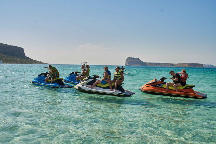 Picture 3 for Activity Falasarna: Jet Ski Safari to Balos Beach