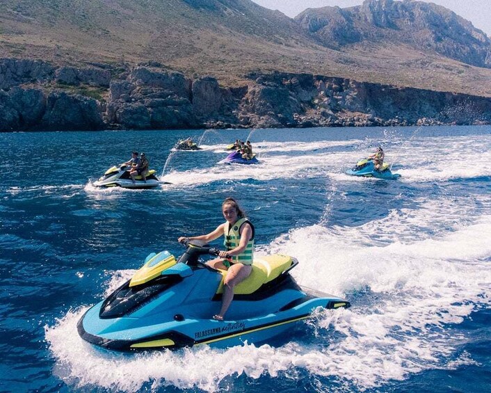 Picture 7 for Activity Falasarna: Jet Ski Safari to Balos Beach