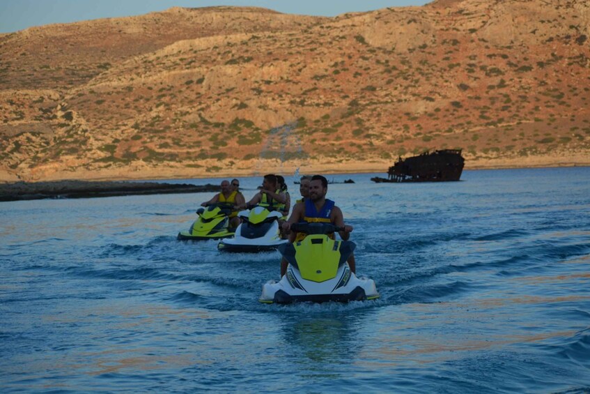 Picture 2 for Activity Falasarna: Jet Ski Safari to Balos Beach