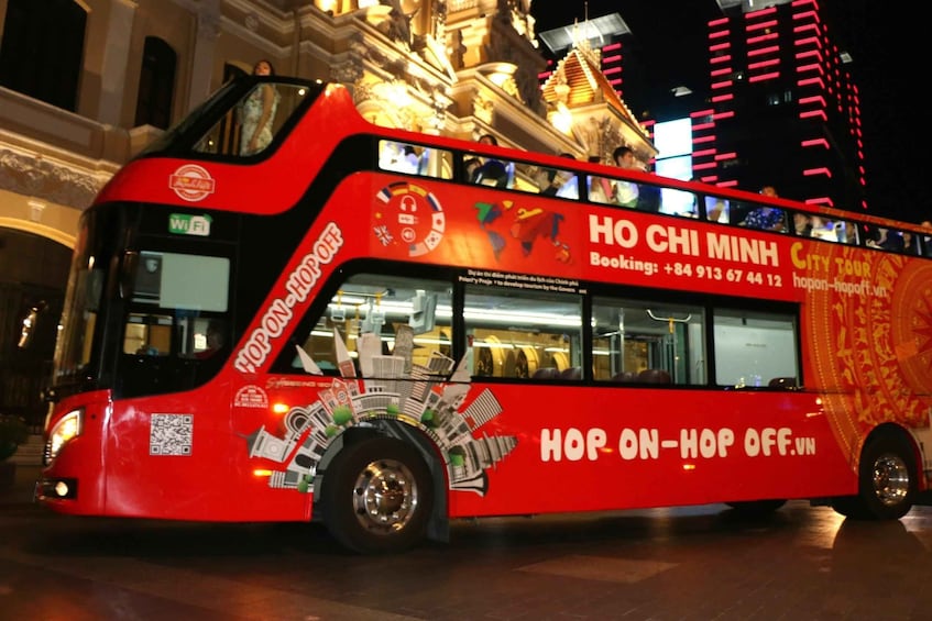 Picture 2 for Activity Ho Chi Minh City: Late-Night Bus Tour