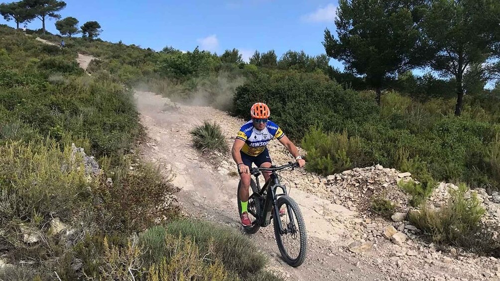 Costa Blanca, e-MTB Tour at the steep coast