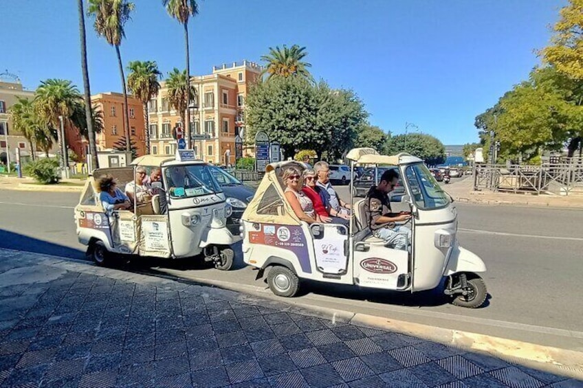 Private Tour of Taranto aboard an Ape Calessino