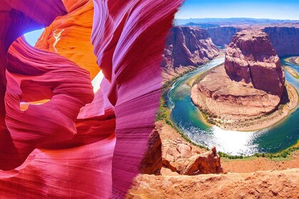 Page: Upper or Lower Antelope Canyon and Horseshoe Bend Tour