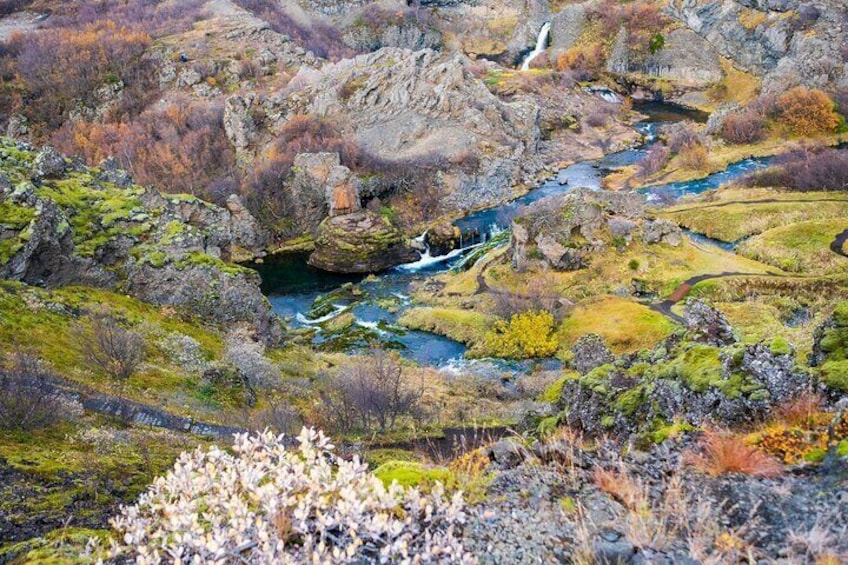Small Group Tour of Valley of Tears and Natural Hot Spring in Iceland