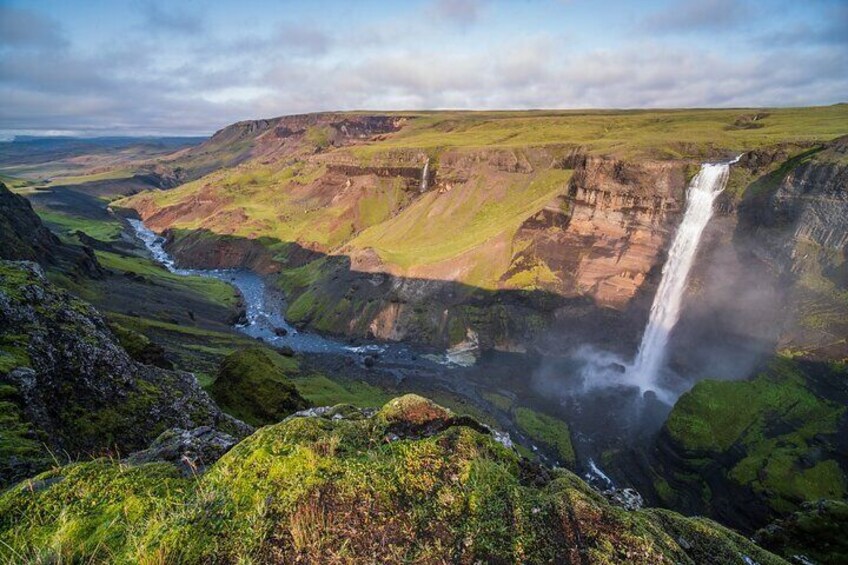 Small Group Tour of Valley of Tears and Natural Hot Spring in Iceland