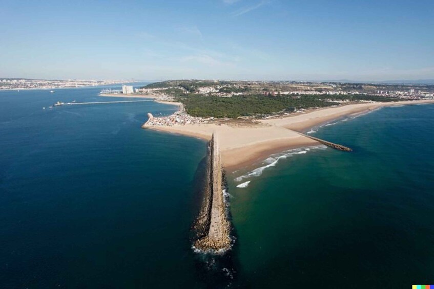 Picture 3 for Activity Lisbon: Sightseeing Helicopter Tour Over Belem and Caparica