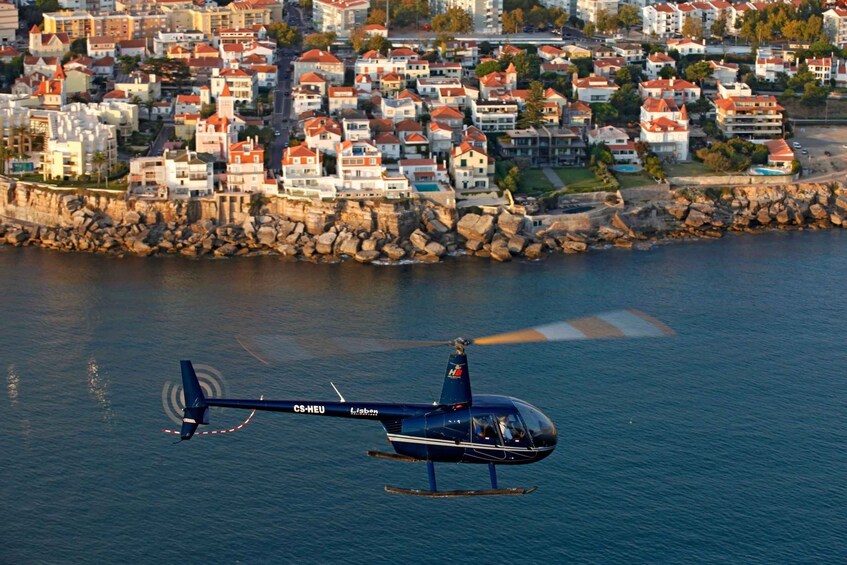 Picture 1 for Activity Lisbon: Sightseeing Helicopter Tour Over Belem and Caparica