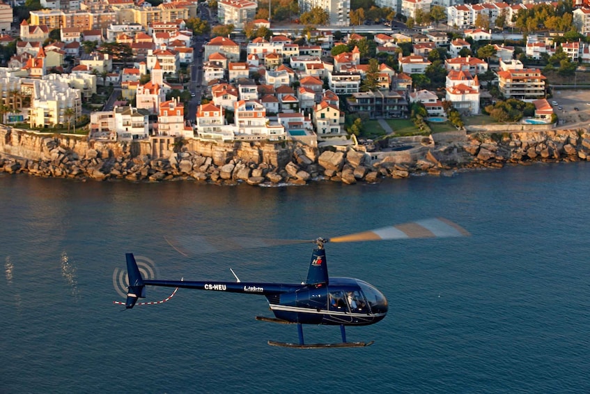 Picture 1 for Activity Lisbon: Sightseeing Helicopter Tour Over Belem and Caparica