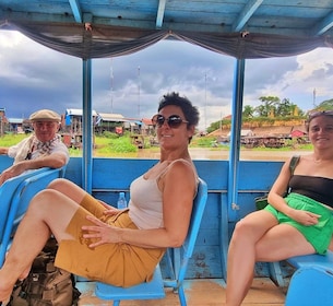 Siem Reap: recorrido en jeep y barco por el pueblo flotante de Kompong Khle...