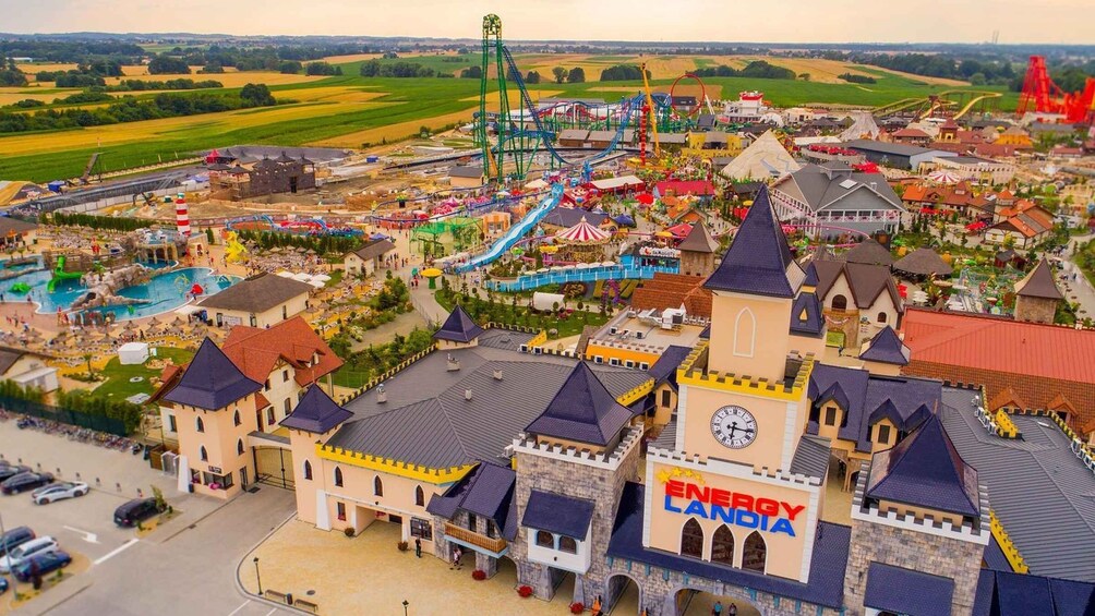 From Krakow: Energylandia Amusement Park (transfer + ticket)