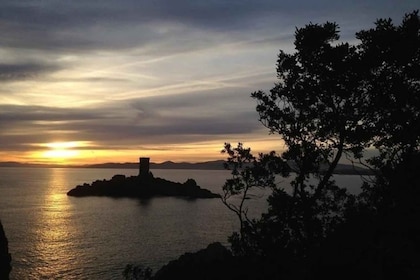 Saint Raphaël : Sunset Cruise Cape Dramont & Golden Island